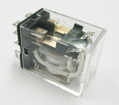 DRP-18A - RELAY DPDT 12VDC, W/ DIODE : 