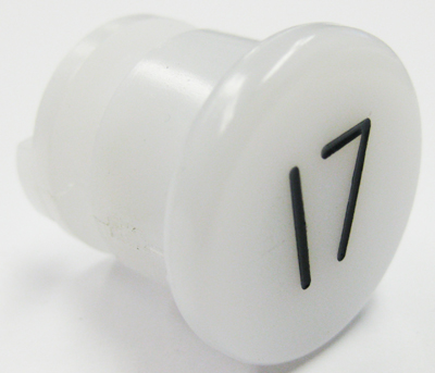 HB-1-17 - BUTTON, TYPE H, "17" : 