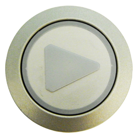 KOBT-1-ARROW - Button, Milky, LCS, Amber, End : 