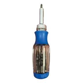 MIS-126A - Screwdriver with Ratchet and 12 Bits : 