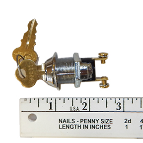 MIS-189AC - Key Switch, 2 Pos Off-On : 